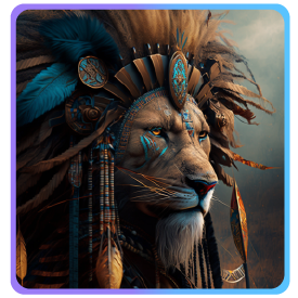 Lion Card